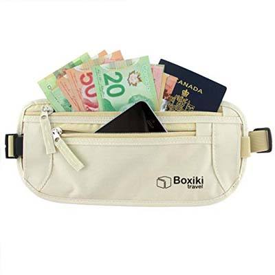 8. Boxiki Travel Money Belt