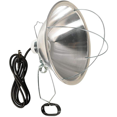 2. Woods Clamp Lamp with 10 Inch Reflector and Bulb Guard